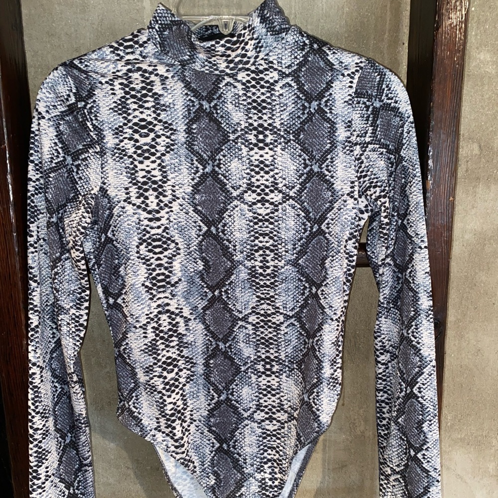 Shein Snakeskin body suit